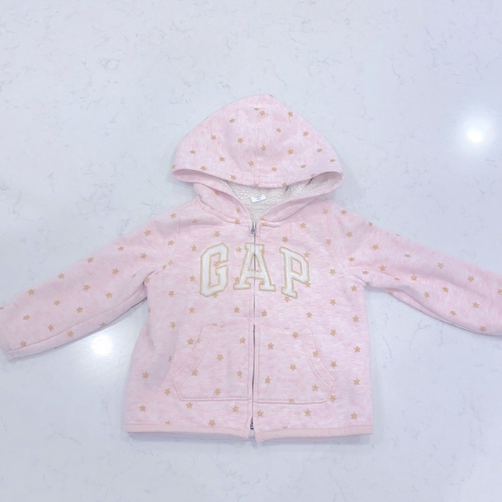 Gap Toddler Girl Pink Warm Fleece Hoodie